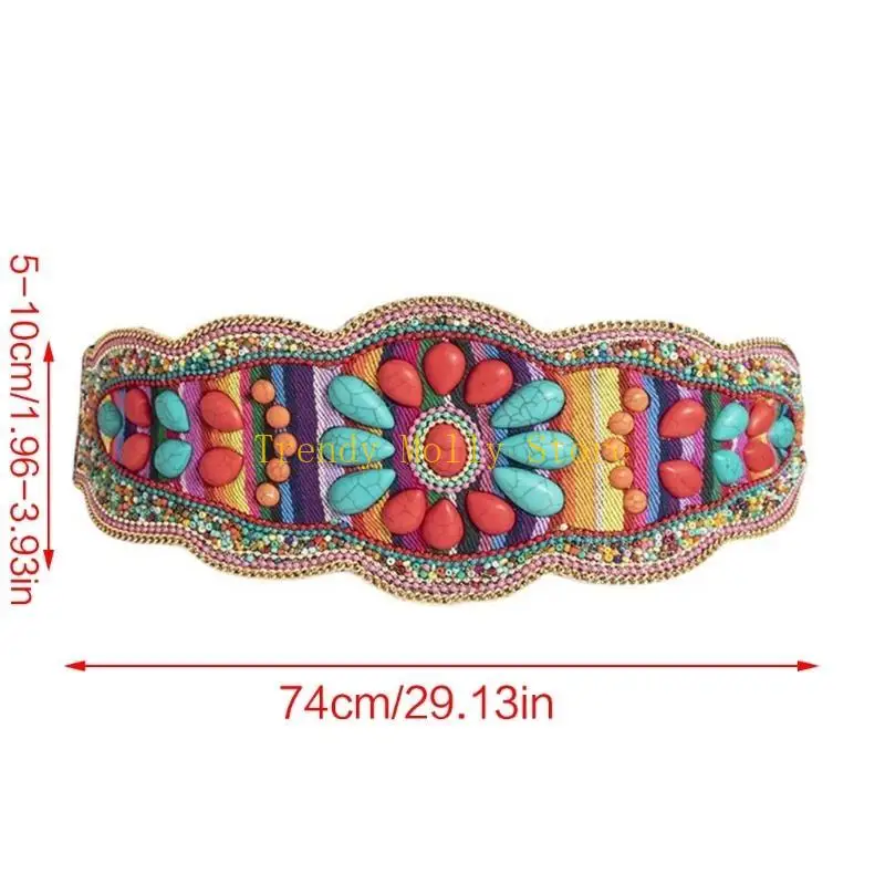 N5KB سلاسل الجسم الرقيقة القابلة للتمدد للرقص على المسرح للنساء والفتيات #6