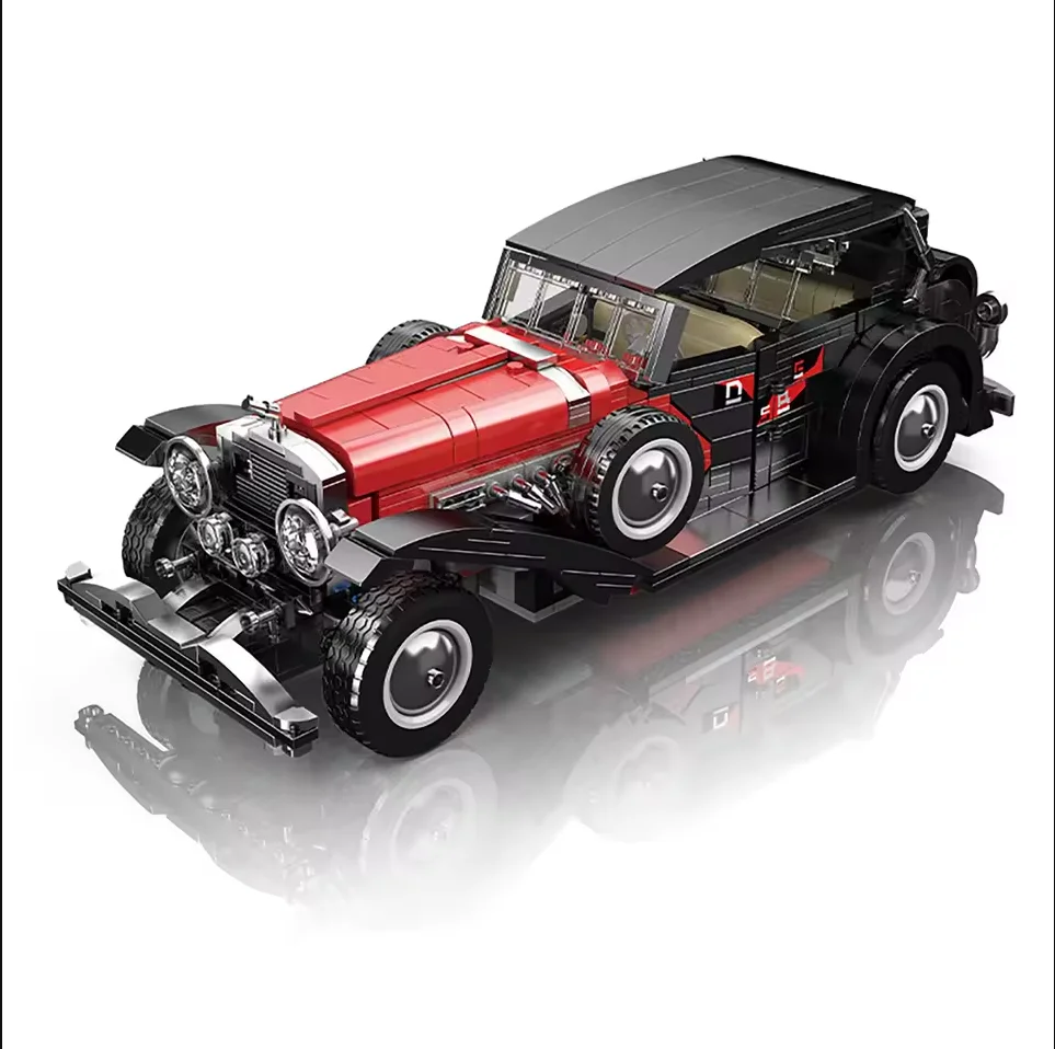 

Mold King 10114 Düsenberg Спортивная модель Cartoon ручной работы, игрушка, красивая механическая игрушка для мальчика, подарок