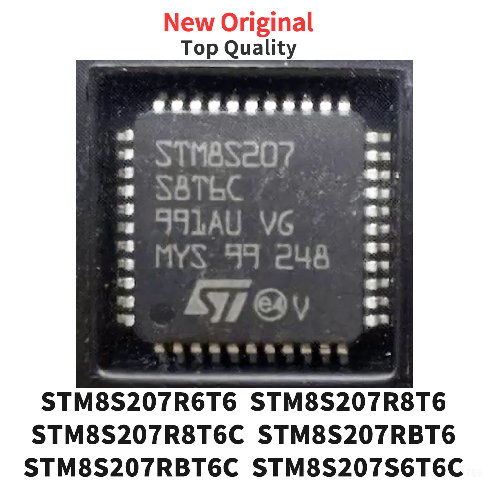 (1 Piece) STM8S207R6T6 STM8S207R8T6 STM8S207R8T6C STM8S207RBT6 STM8S207RBT6C STM8S207S6T6C STM8S207S8T6C STM8S207SBT6C QFP