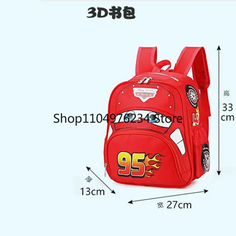 حقيبة ظهر مدرسية جديدة لرياض الأطفال حقيبة ظهر ثلاثية الأبعاد على شكل سيارة كرتونية ذات سعة كبيرة للأولاد والبنات