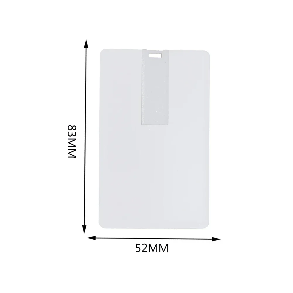 10 PCS/LOT USB Credit Card 3.0 Pendrive 4GB 8GB 16GB 32GB 64GB 128GB Memorias USB Cle Memory Stick Business Card Usb Free Logo