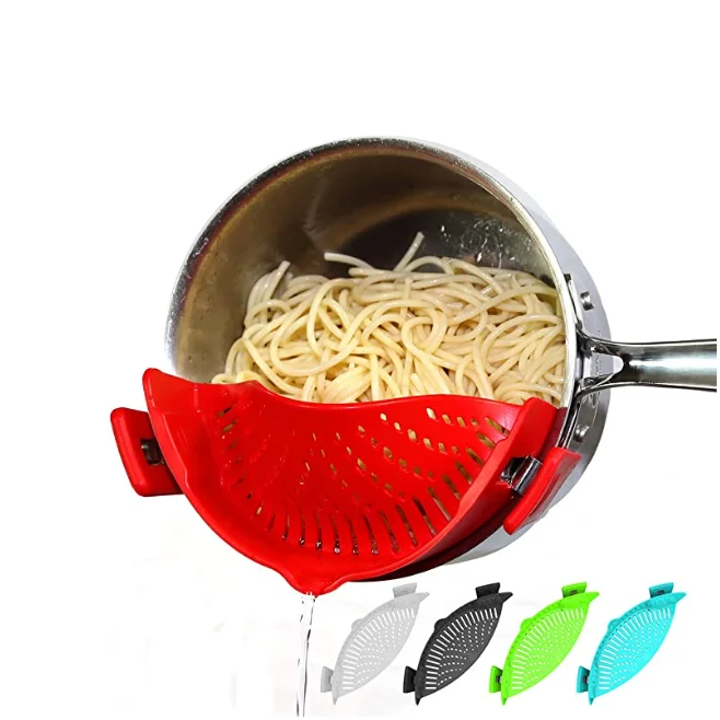 Kitchen silicone leak-proof surface Fruit and vegetable filtration Water drainage leak-proof baffle Pot silicone filter