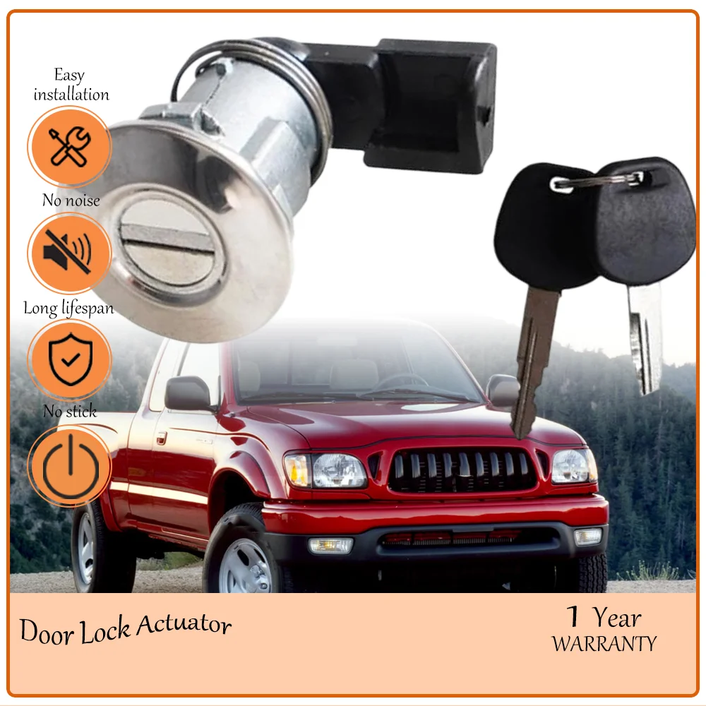 Crafted Fuel Tank Lock Barrel Mechanism,With 1995-2004 Tacoma, Replacement oem 69058-35140,69058-29016,69058-26030,69058-29125