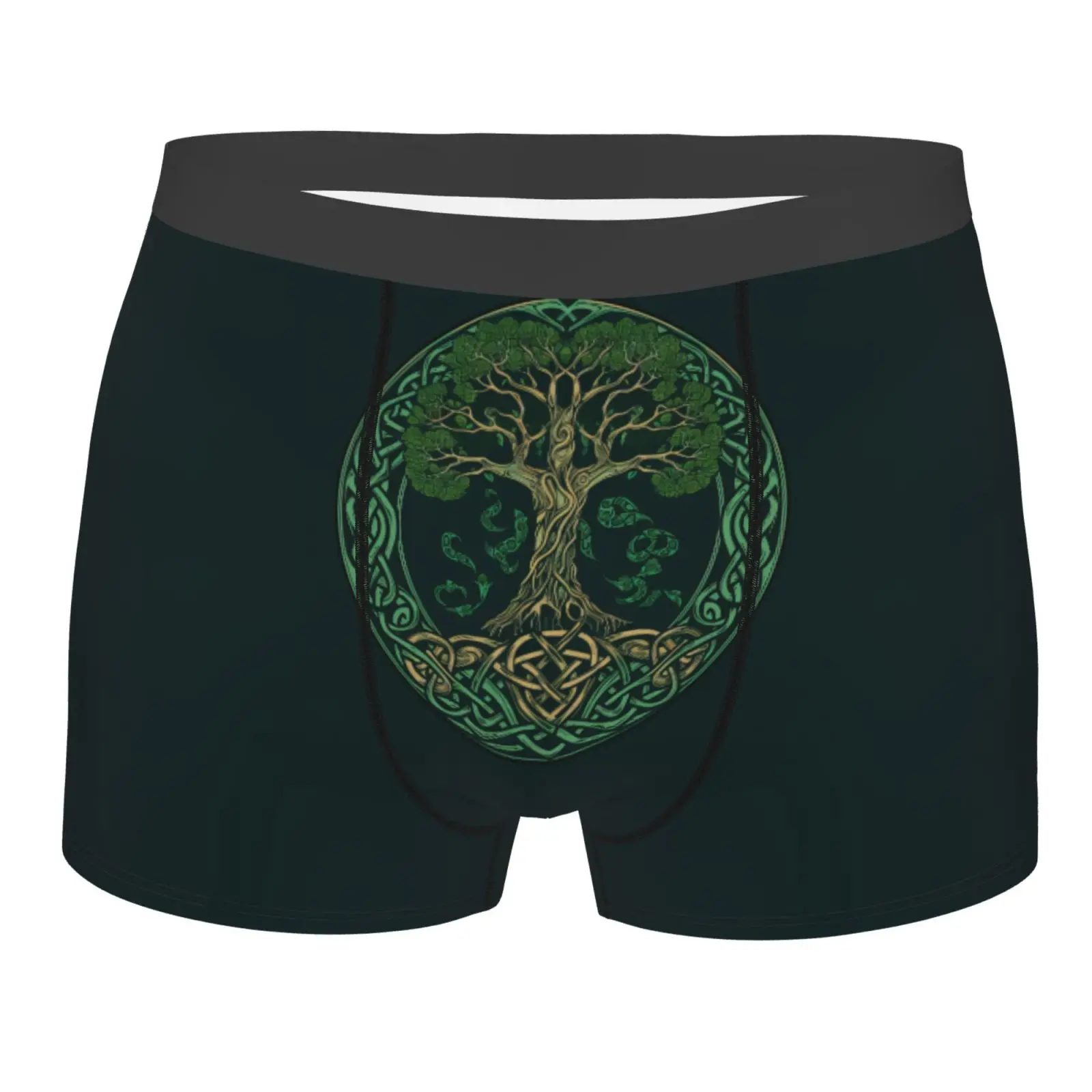 

Tree of Life Celtic Print Men Underwear Boxers Breathable Mens Boxershorts Men's Panties Underpants Man Boxers Briefs Trunks