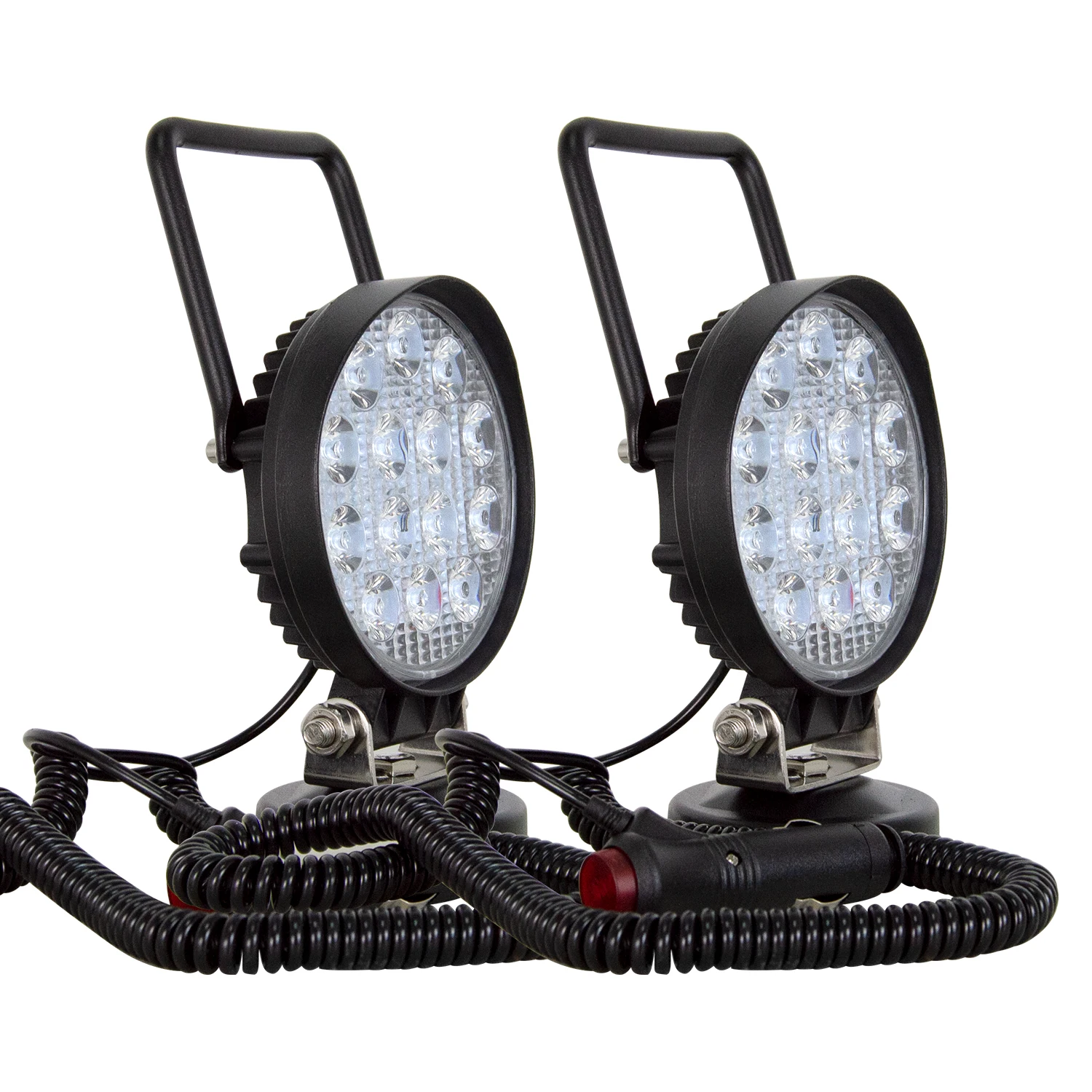 4 Zoll tragbares LED-Arbeitslicht 27 W 42 W 48 W Flutlicht-Magnetfußlampe Auto LKW Fahren Offroad 4WD 4x4 SUV ATV UTV 12 V 24 V – Detail 11