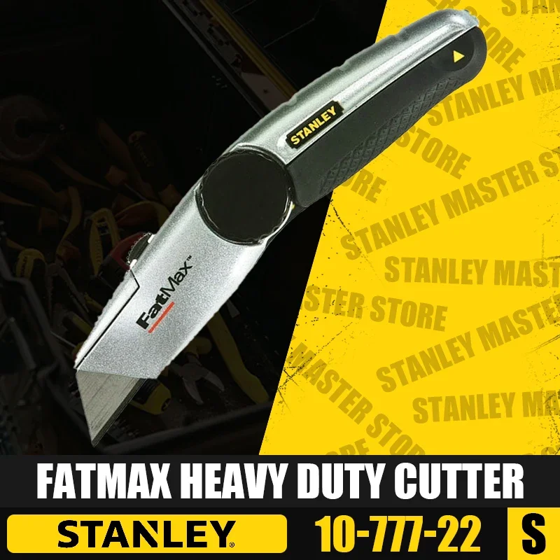 STANLEY 10-777-22 Fatmax Heavy Duty Cutter 19MM Hobby Knife Paper Cutter Wallpaper Knife Wallpaper Knife with Blade Practical