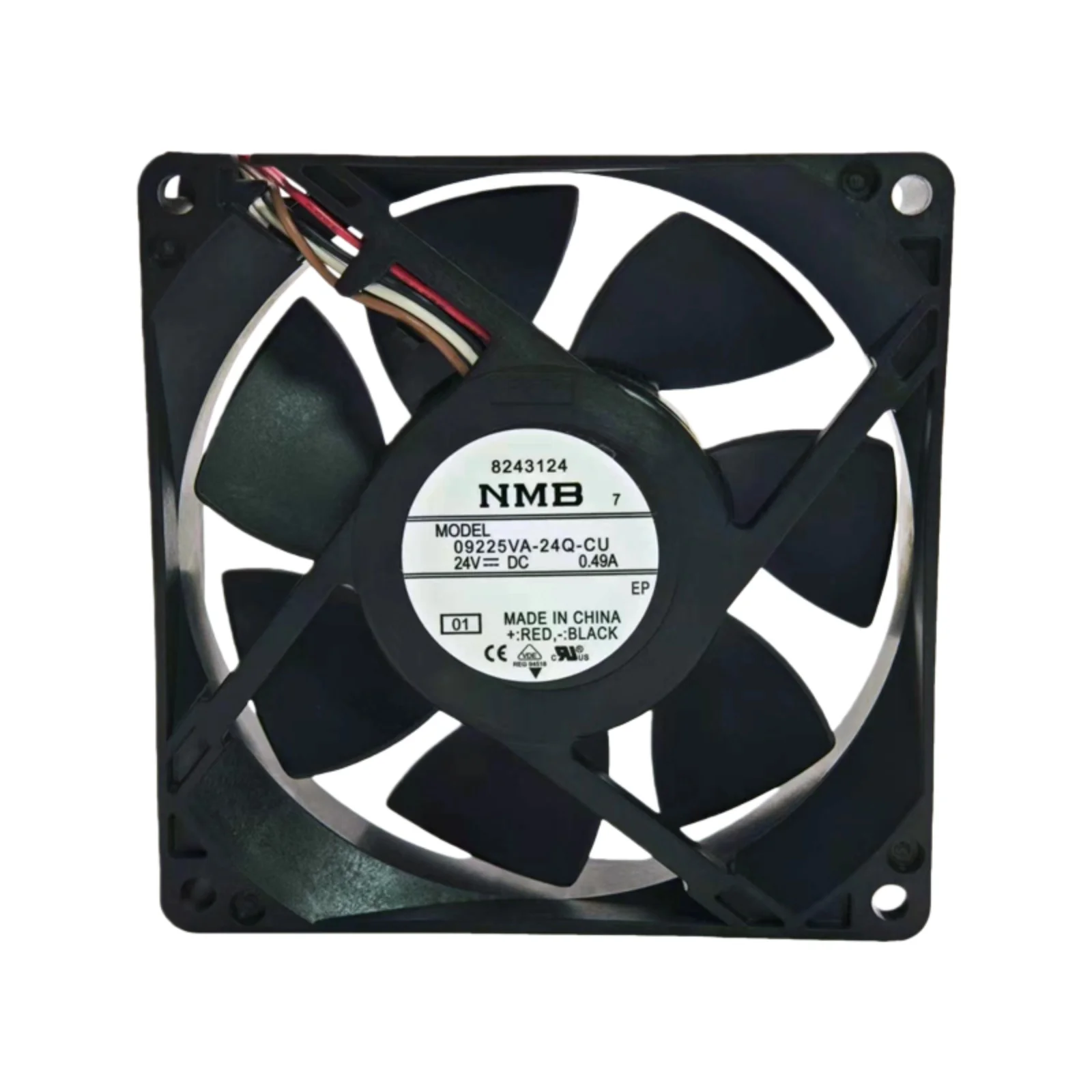 

new for NMB Original 09225VA-24Q-CU DC24V 9225 High-Speed Cooling Fan 96.4CFM 5600RPM Industrial Inverter Cabinet Exhaust Fan
