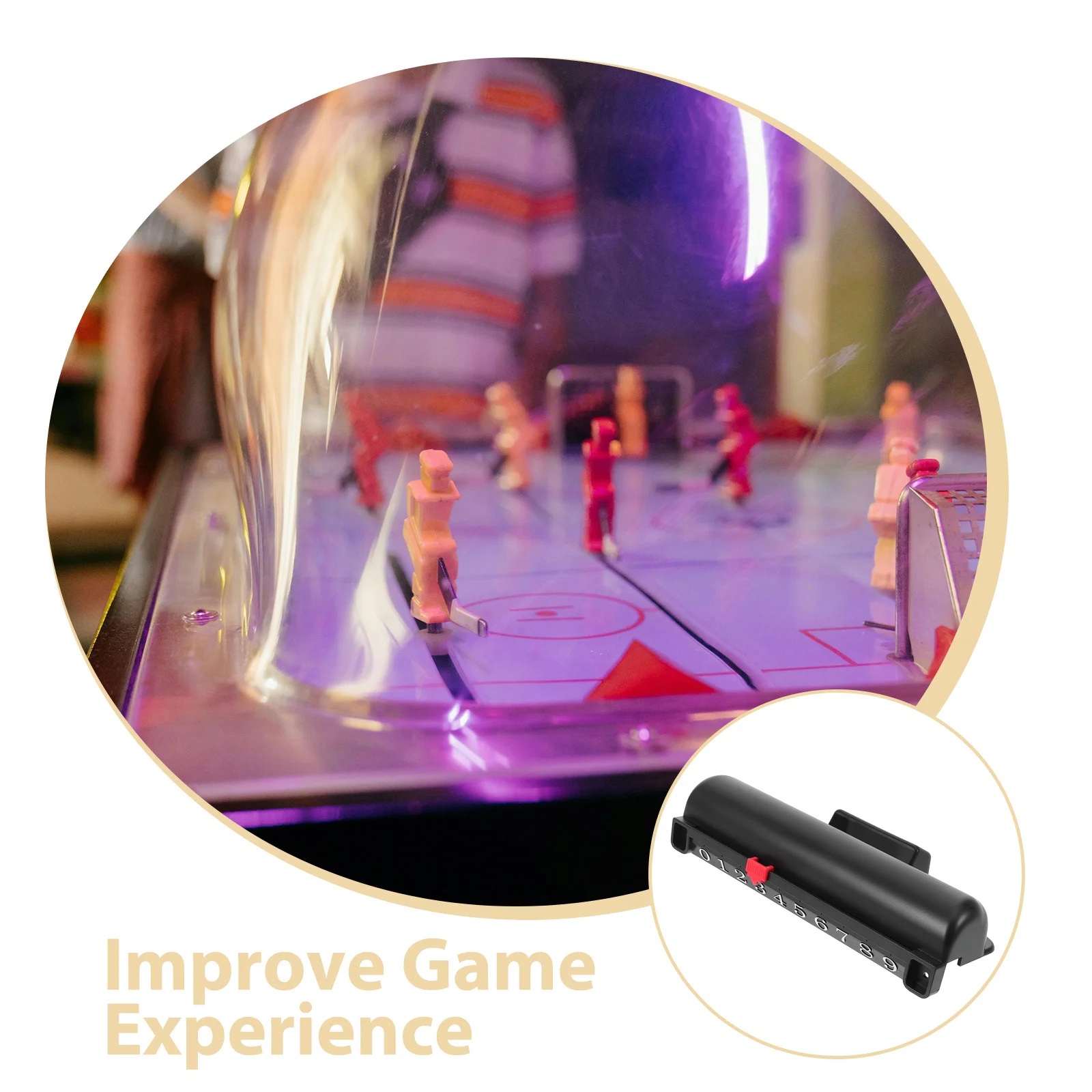 1 قطعة الكرة الجدول النتيجة حارس متعددة الوظائف ل هوكي الهواء هوكي الطاولة المدمج في المقتفي دائم البلاستيك المحمولة فريق داخلي