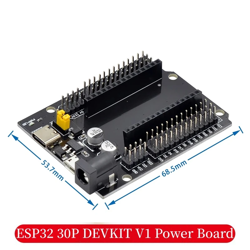 1~50Pcs ESP-32 Development Board WIFI+Bluetooth 2-in-1 Dual Core CPU Low Power ESP 32 ESP-32S 2.4 GHz