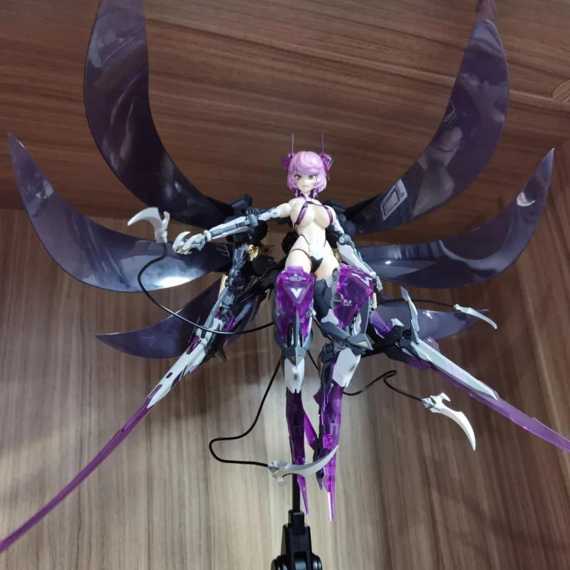 在庫あり 1/10 ロシャプロジェクト核クラフトスターフラワーブラックアイリスメカニカルガールアクションフィギュアポーズ可能なモデルキットコレクター用