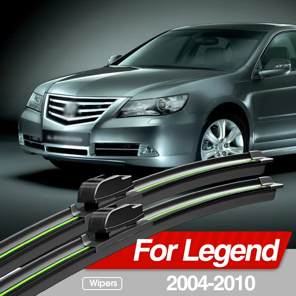 

For Honda Legend 2004-2010 Front Windshield Wiper Blades 2pcs Windscreen Window Accessories 2005 2006 2007 2008 2009