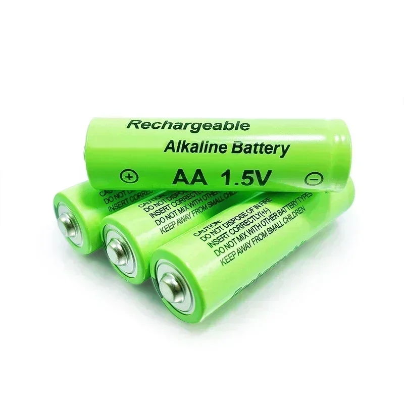 Pilas alcalinas recargables AAA + AA, 1,5 V, 3800mah-1,5 V, 3000mAh, linterna, reloj de juguete, reproductor MP3, entrega gratuita