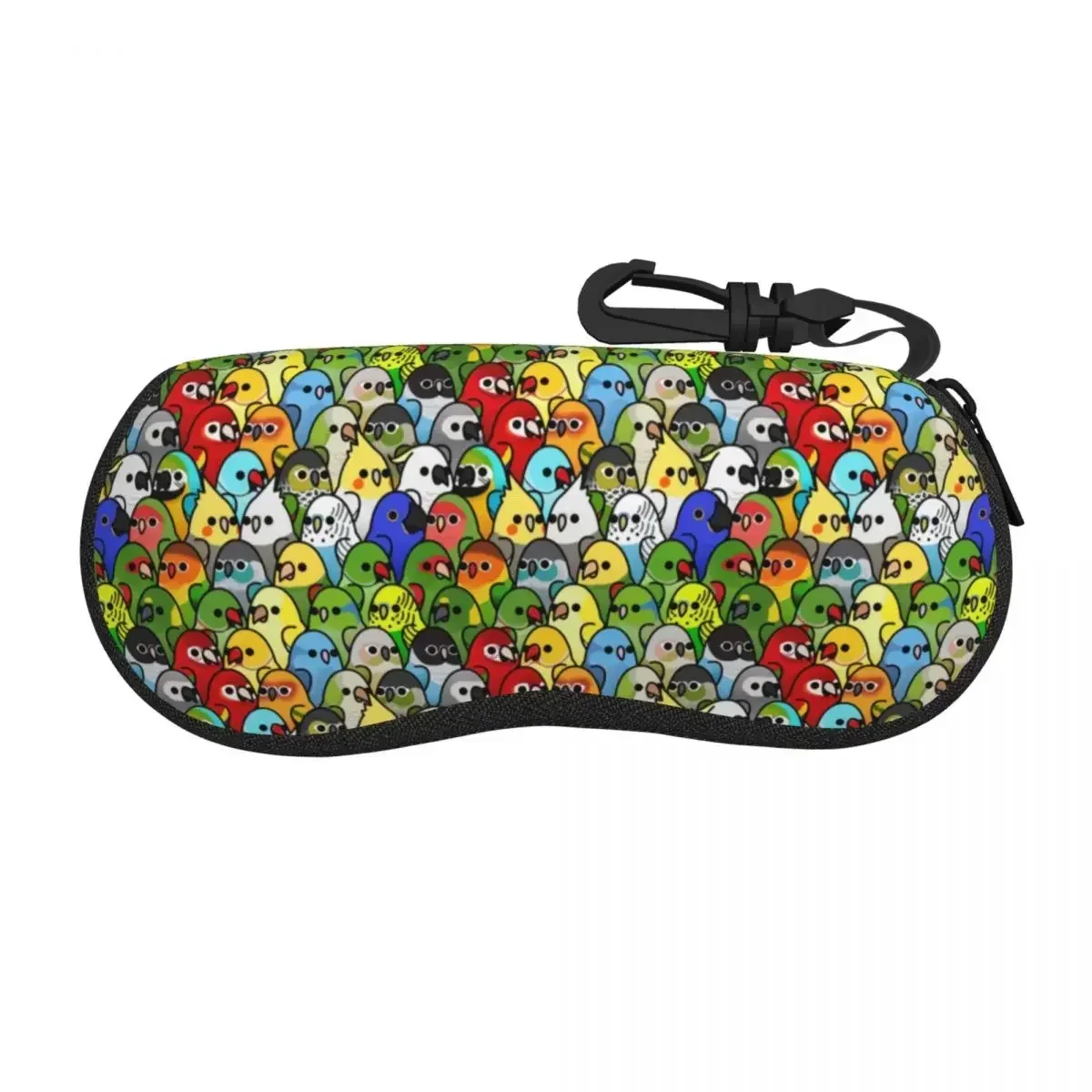 

Custom Too Many Birds Squad Classic Pattern Shell Glasses Case Unisex Travel Eyeglasses Case Sunglasses Protector Box
