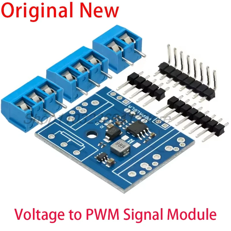 Voltage to PWM Signal 0-100% to 0-5V / 0-10V Output 22Hz-20kHz 3.3V-24V Digital Analog Signal Conversion Board Module