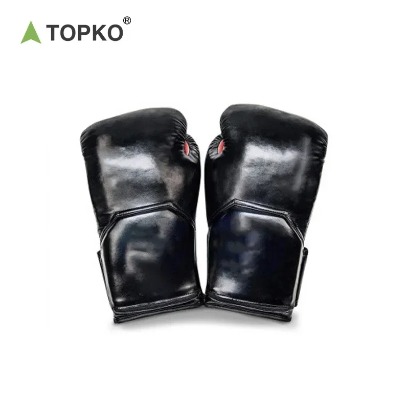 

TOPKO Wholesale Professional High Quality PU EVA High Density Sponge Smart Boxing Gloves 12oz/14oz/16oz Fighting Boxing Gloves
