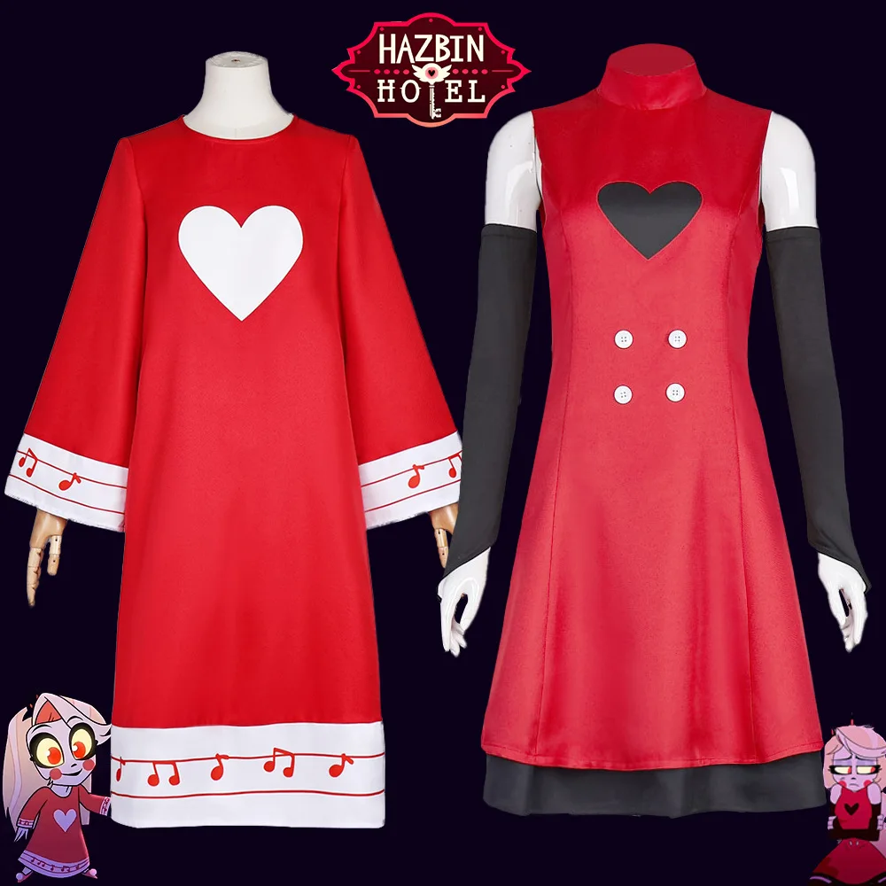 

Hell Inn Cos Clothing Hazbin Hotel Dress Same Cosplay Two-dimensional Clothing Skirt
