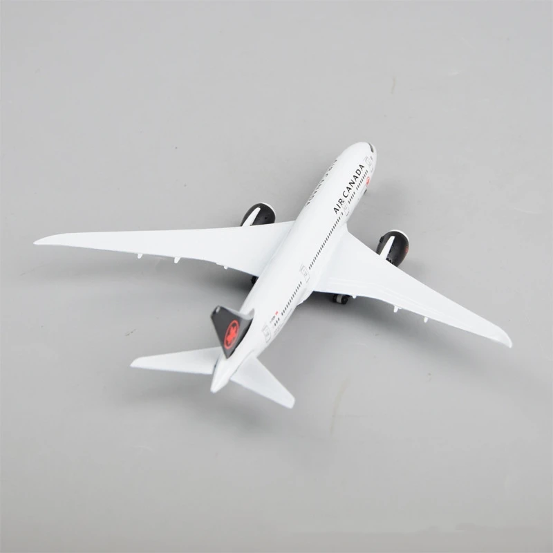20cm Model Plane Canada B787 Airlines 787 Diecast Airplane Toy For Boys Alloy Metal Model Aircraft W Wheels Souvenir Plane Toys