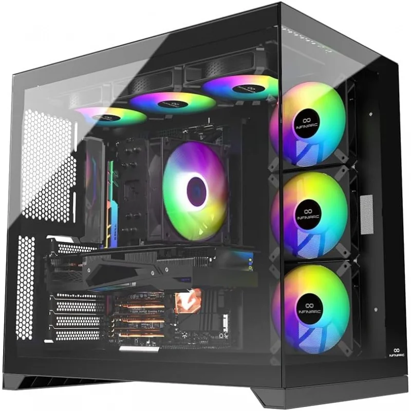 Pro Gaming PC ( Core i5-14400F, RTX 5070 12GB, 16GB DDR5 5200MHz, 1TB NVMe SSD, B760 Motherboard, Air Cooling Window, 750W PSU,