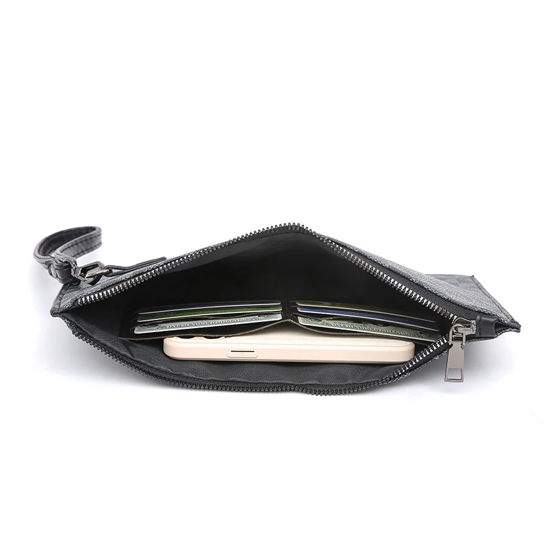 2026 New Men's Business Casual Clutch Bag Fashion Shark Print Envelope Bag Wallet Phone Bag Large Capacity Men's Gifts Pouch Pho image 6