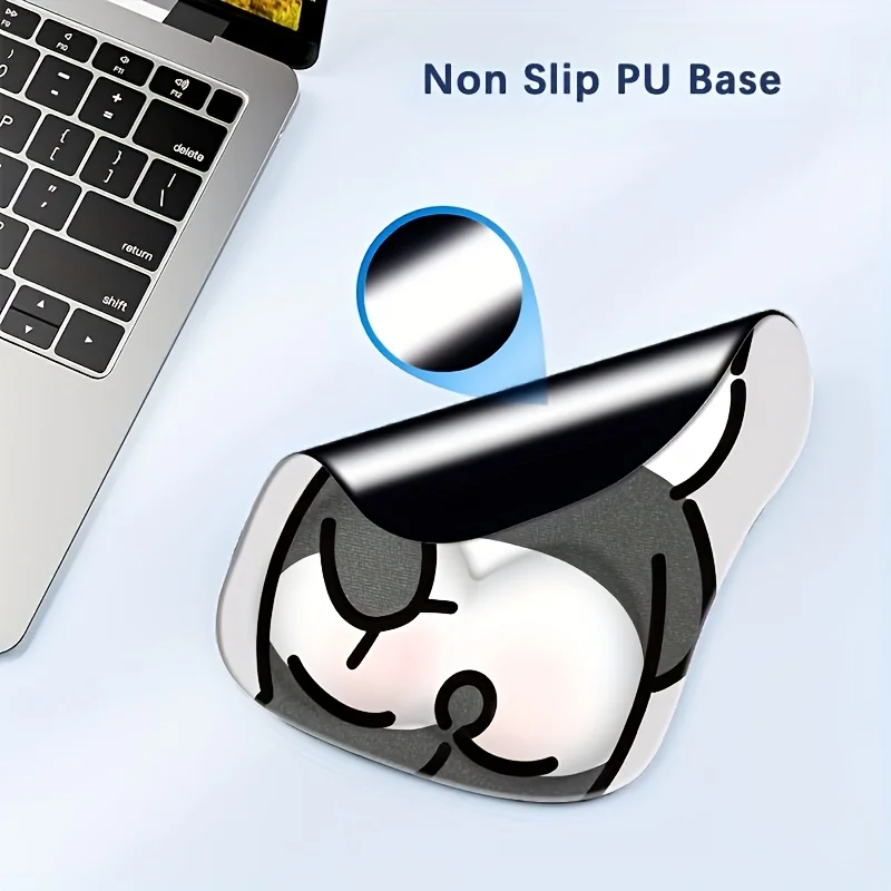 Ergonomic Wrist Rest Mouse Pad -Non-Slip Support Wrist Pad for Computer PC Laptop, Comfortable Office Desk Mat for Gaming & Work