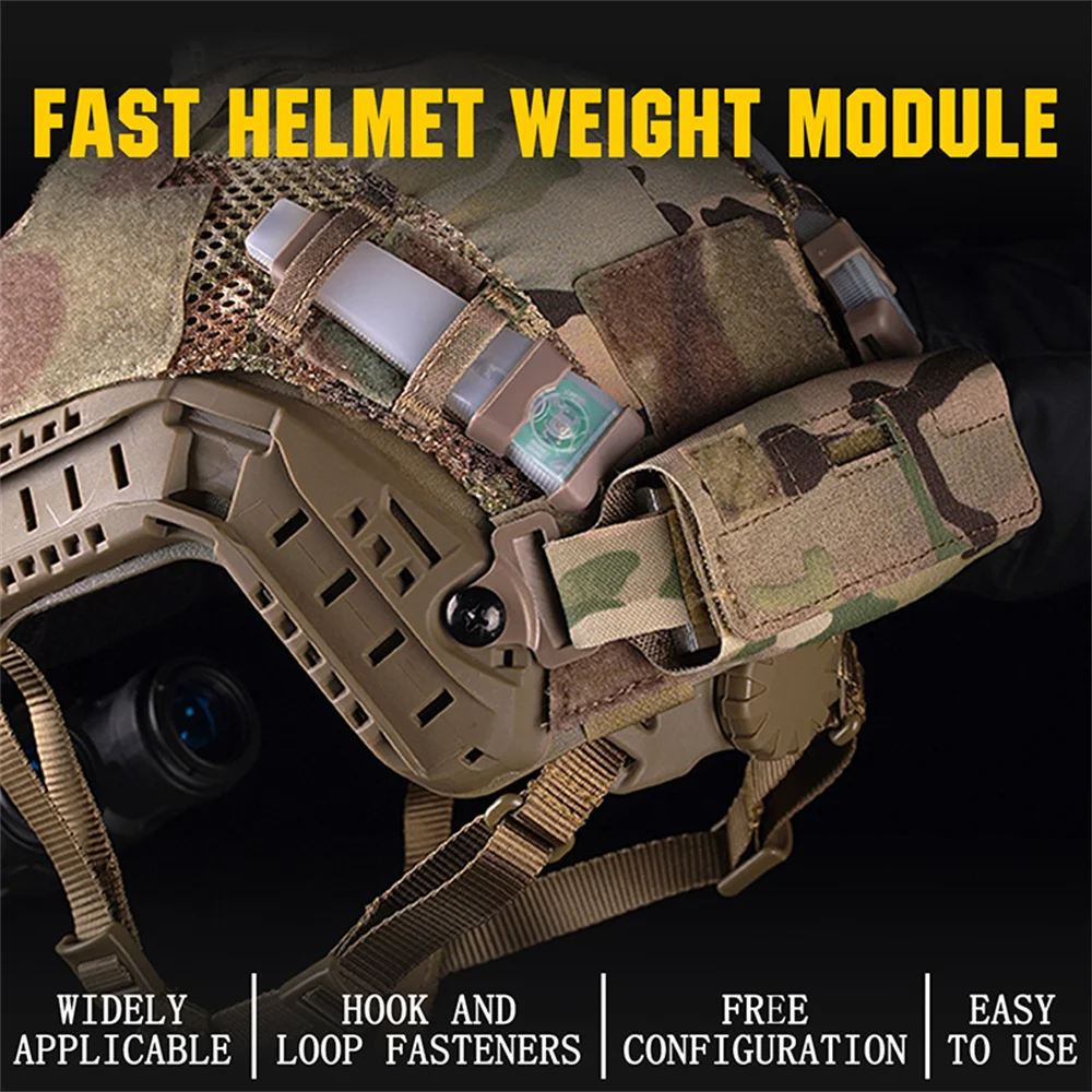 Helm Gegengewicht Tasche Taktische Helm Balance Gegengewicht Tasche Batterie Tasche für Airsoft Helme Zubehör – Detail 1