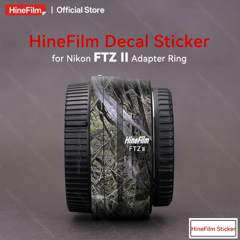 Hinefilm Skin for Nikon FTZ II Ring Adapter Decal Skin FTZII Sticker Protective Film Wrap Cover Skin