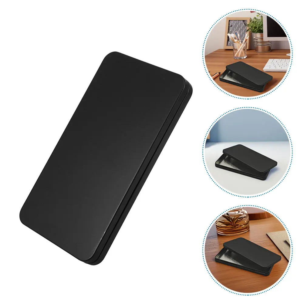 

2 Pcs Money Organizer for Cash Box Holder Saving Metal Tinplate Currency Tray Bills