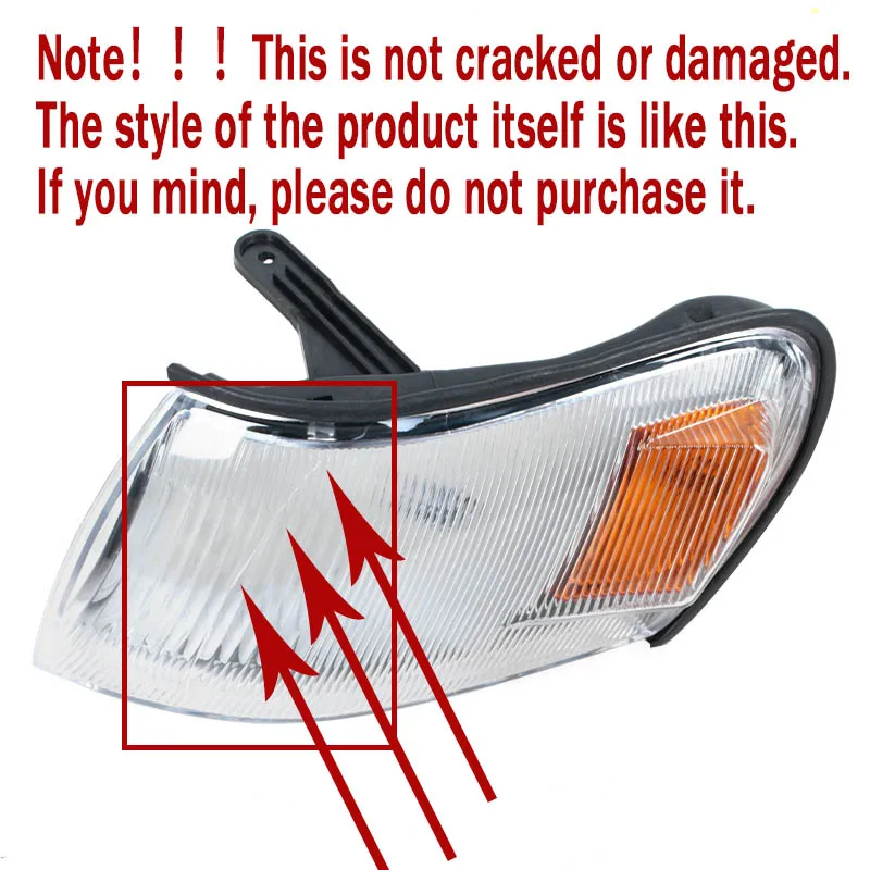 2 Stück für Toyota Corolla ae100 e100 ae101 2012-2015 Auto Front stoßstange Seiten markierung Ecke Blinker Lampe keine Glühbirne