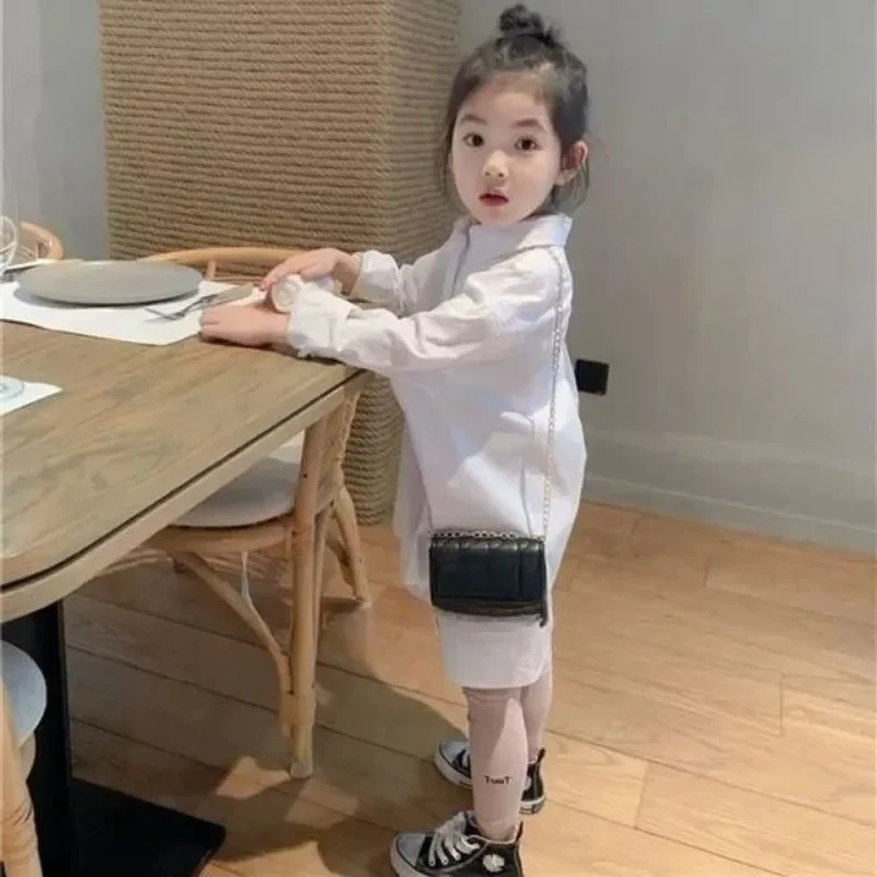 2026 Trendy Kids' Asymmetrical Long Sleeve Shirt Vest Children's Layering Undershirt with Breathable Cotton Hot Sale ForGirls