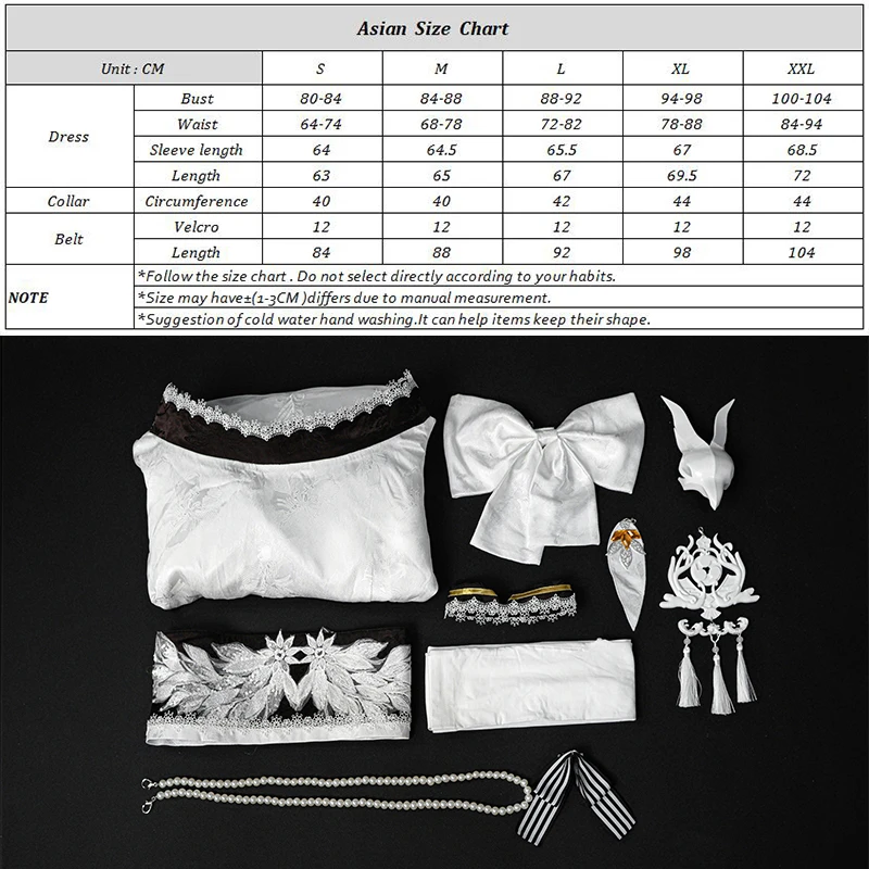 Game HMS Hakuhou Qipao Cosplay Costume – Sweet Elegant Women's Kimono Dress