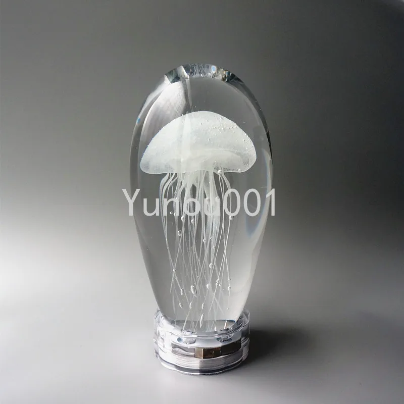 Imagem -05 - Nordic Jellyfish Crystal Light Jellyfish Glass Móveis Macios Decoração de Luxo Móveis Nórdicos Ornamentos Domésticos