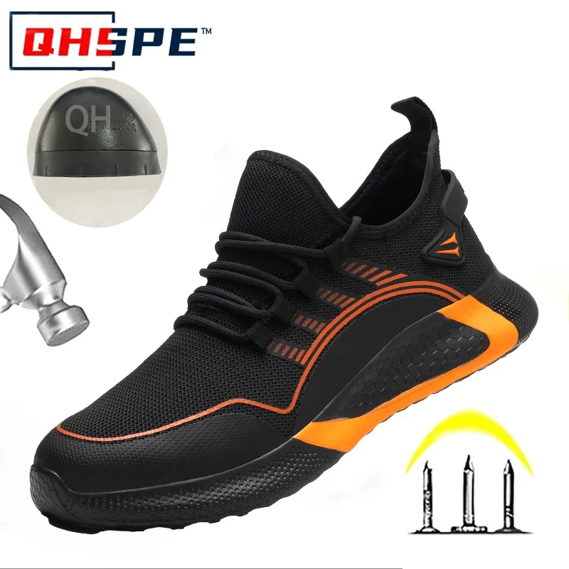 Labor Protection Shoes for Men and Women  Anti Smashing  Anti Piercing  Breathable and Lightweight