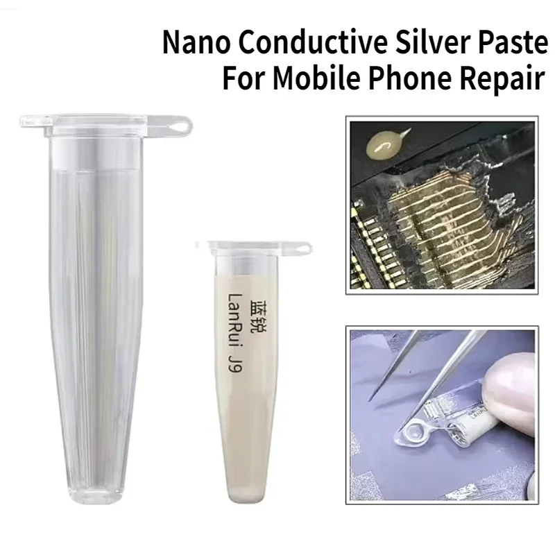 

J9 Проводящая серебряная паста Высокая электрическая проводимость, хорошая адгезия и устойчивость к высоким температурам для демонстрационных инструментов