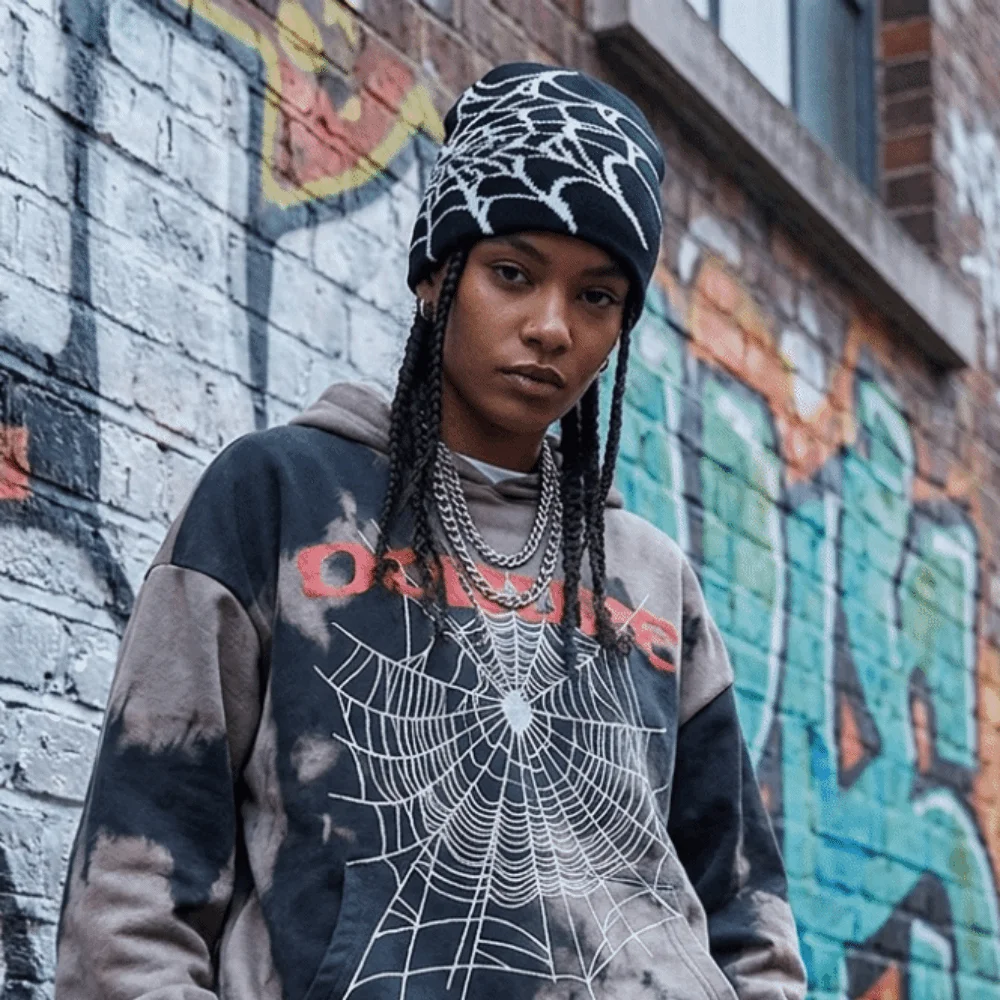 Berretto Y2K con Motivo a Ragn - Beanie Cuffed Knit recensione e prezzo