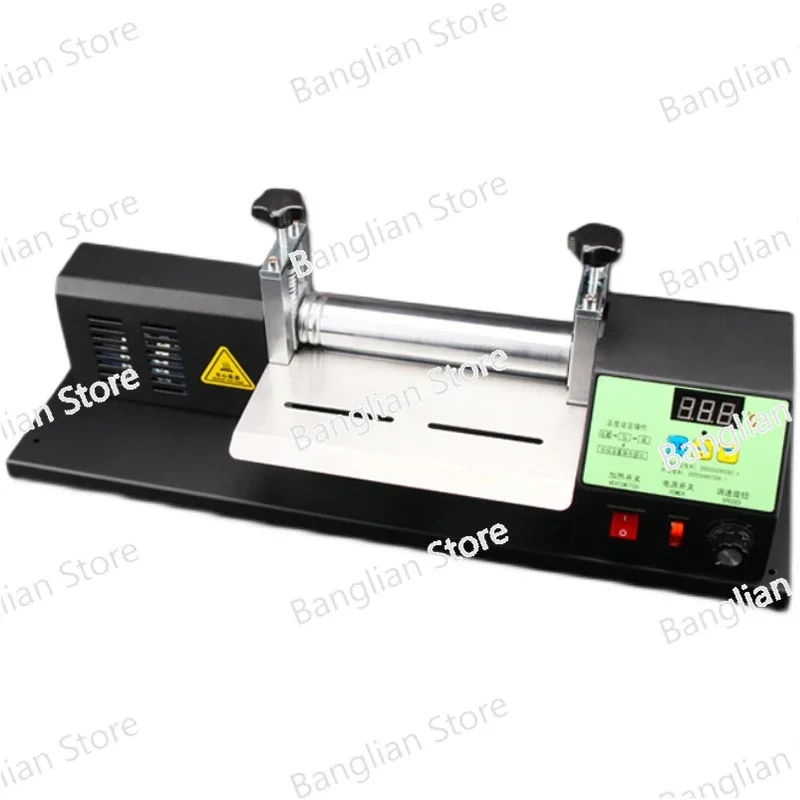 Electric Speed Adjustable Leather Layering Machine, Constant Temperature, Heating Tape, Drawing Machine, Glue Cylinder, B-200