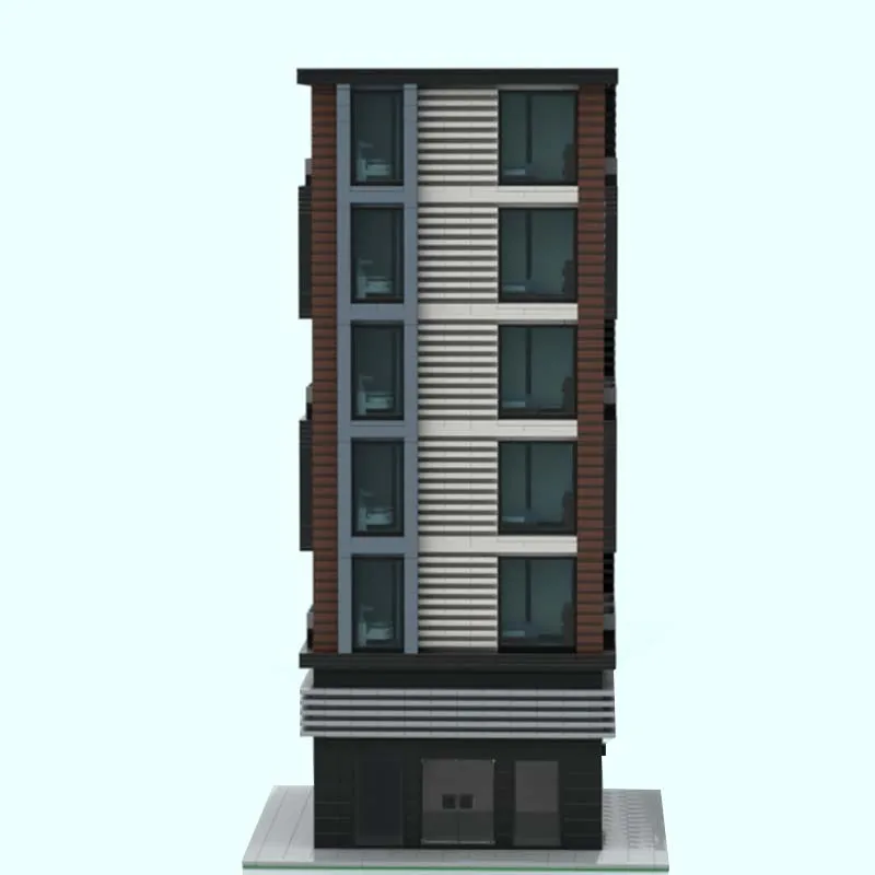 3263 PCS City Street The Orchestra - v2.0 Empty MOC Customize Modular Building Block Model Brick Simple DIY Toy Birthday Gift