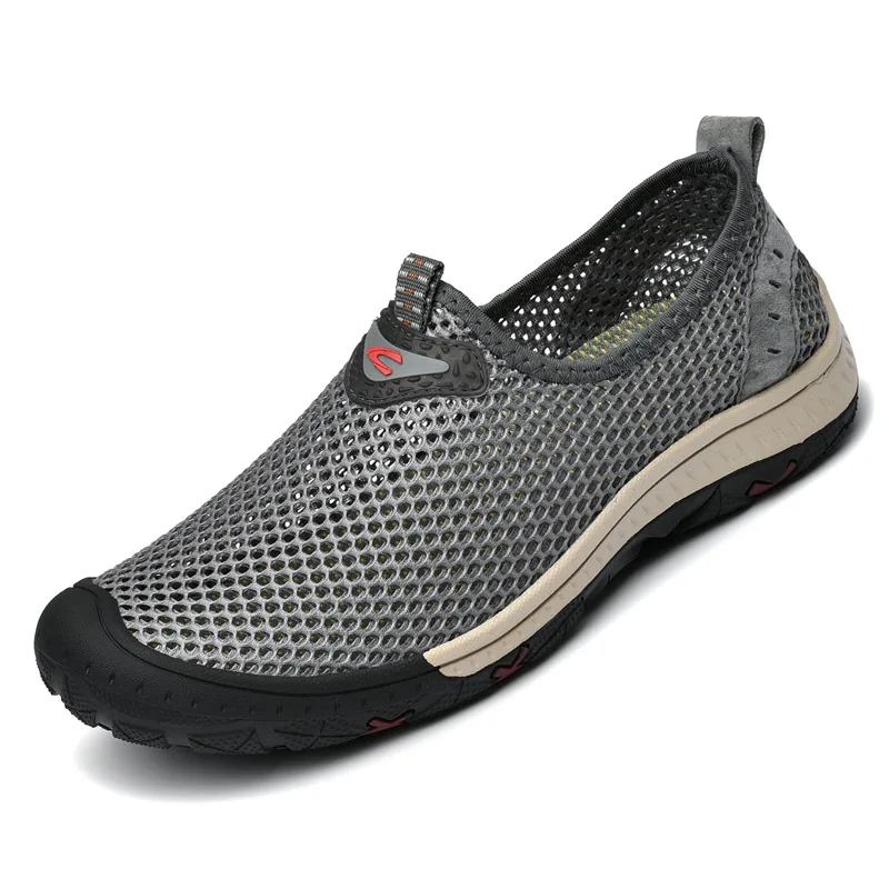 

2026 New Arrival Men's Breathable Mesh Slip-On Casual Shoes Lightweight Outdoor Walking Shoes