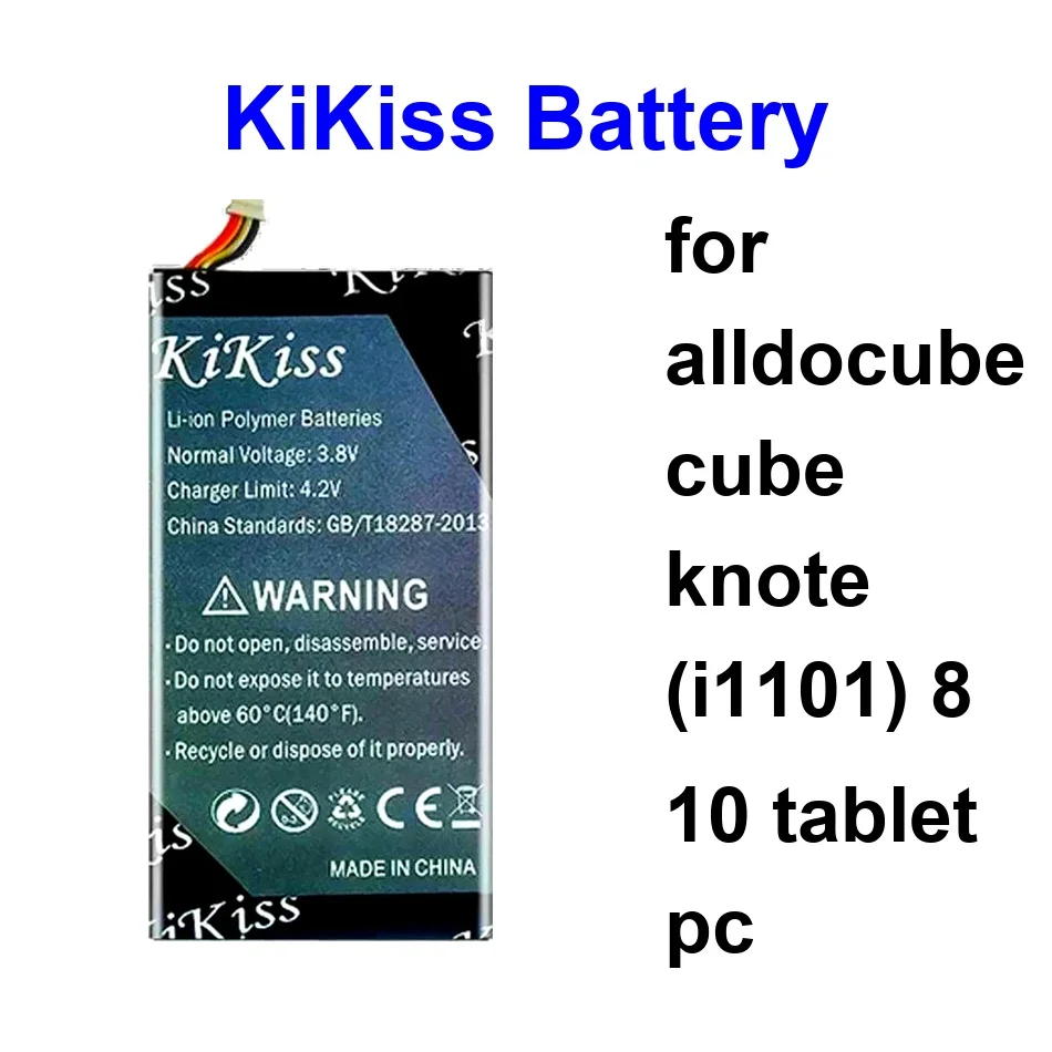 

Аккумулятор для ноутбука длительного действия 5300-7600 мАч для планшета Alldocube Cube Knote I1101 8 10