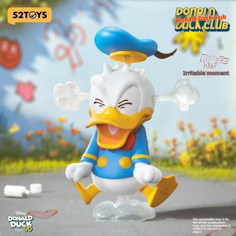 Disney Donald Duck Club série mystérieuse boîte aveugle voiture bureau figurine article décoratif une femme apaisante jouets en peluche cadeau