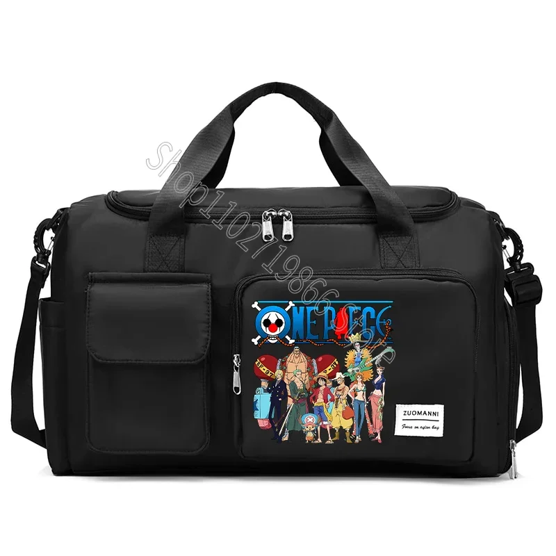 Reistassen uit één stuk Luffy Zoro Handbagage Grote capaciteit Cartoon Anime Grafische print Draagbare handtassen Tote Feestcadeaus