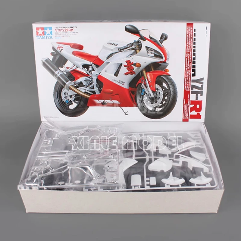 

Комплект модели мотоцикла в масштабе TAMIYA14073 YZF-R1, гоночный автомобиль 1/12, коллекция игрушечных моделей для хобби