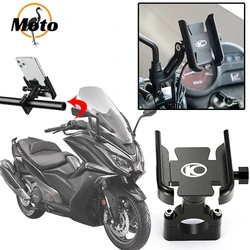 For KYMCO XCITING 250 300 350 400 500 Kxct Downtown DT 250i 300i 350i Motorcycle Handlebar Mobile Phone Holder GPS Stand Bracke