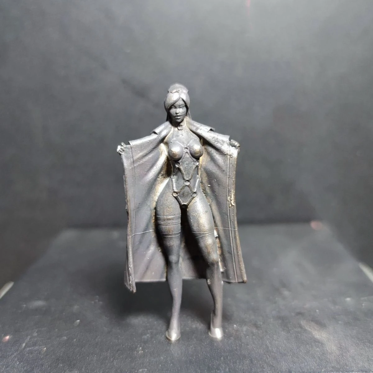 

​​6cm/2.36inch Brass Anime Tactician Figure - Bunny-eared Character Statue for Gaming Desk Decor, Collectible Ornament​​