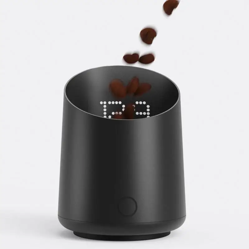 Subminimal Electronic Rechargeable Waterproof Coffee Cup - 2-in-1 Espresso Measuring Scoop Gift for Christmas Home Barista