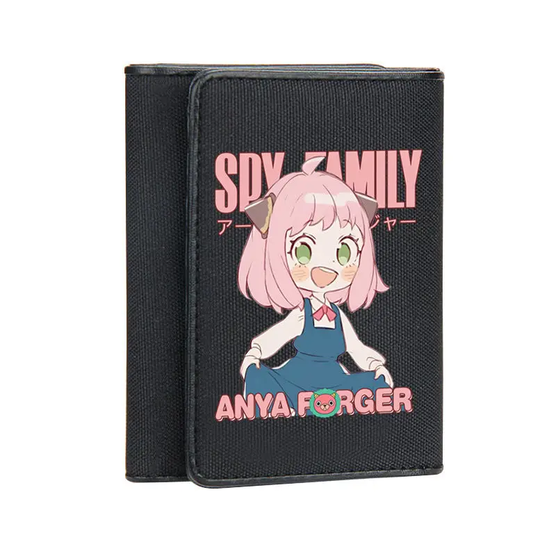 Spy X Family Merchandise Cute Cartoon Wallet Short Coin Purse Ins Aniya Anime Two-Dimensional Anime
