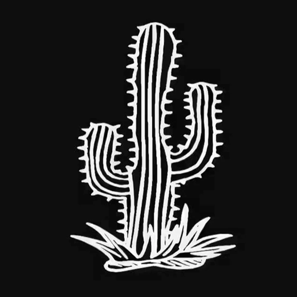Desert Adventure Vinyl Car Stickers Waterproof for SUV Truck Bumper Fender - Cactus Off-Road Auto Body Decor Accessories