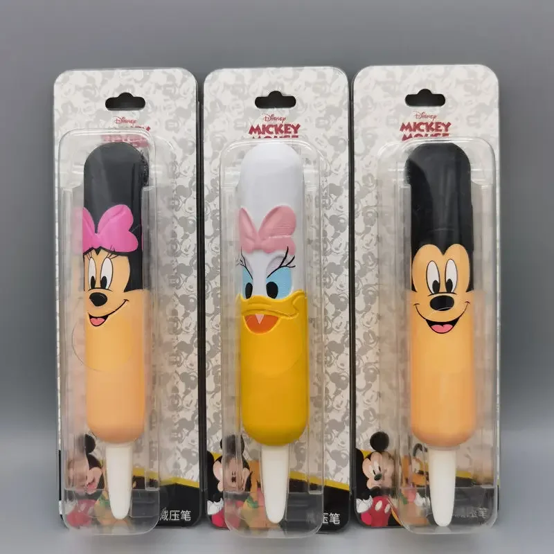 

Disney Mickey Minnie Decompression Pinch Pen Creative Ballpoint Pen Kawaii Cartoon Daisy Style Ballpoint Pen Kids Birthday Gift