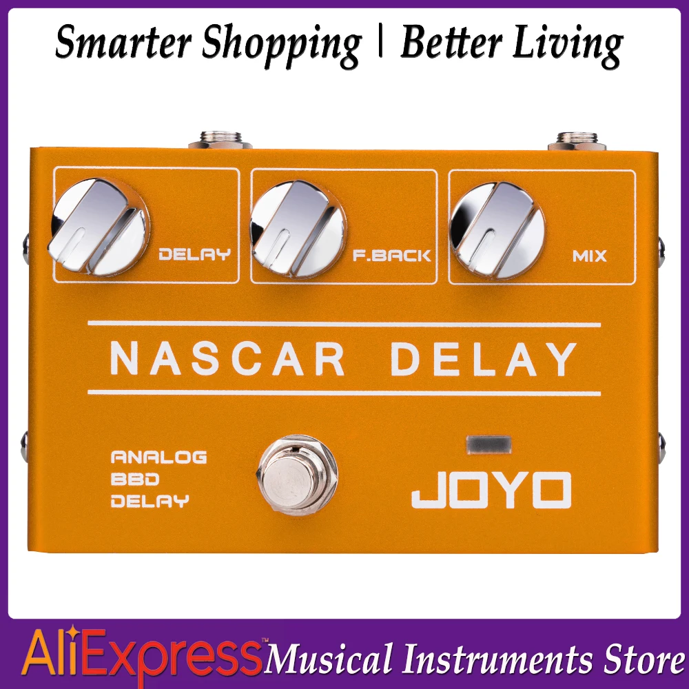 pedal-de-delay-analogico-joyo-r-10-nascar-efecto-de-sonido-natural-calido-vintage-funcion-true-bypass-ideal-para-guitarra-electrica-y-bajo