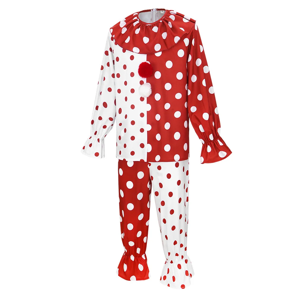 New Wave Point Horror Clown Cosplay Performance Costume Christmas Carnival Role Playing Performance Costume view 4