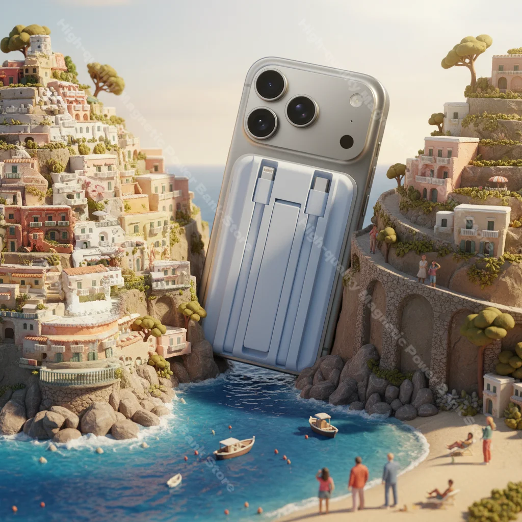 

Best Gift Customized Logo for Magnetic Power Bank 3C Mini with Built-in Cable 50000mAh Wireless Fast Charging Mobile Power Bank